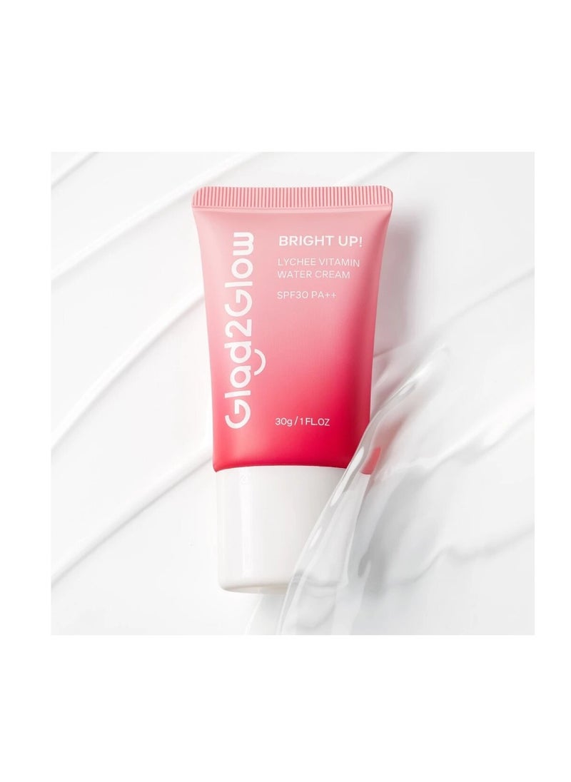 Glad2Glow Lychee Vitamin Water Cream 30g