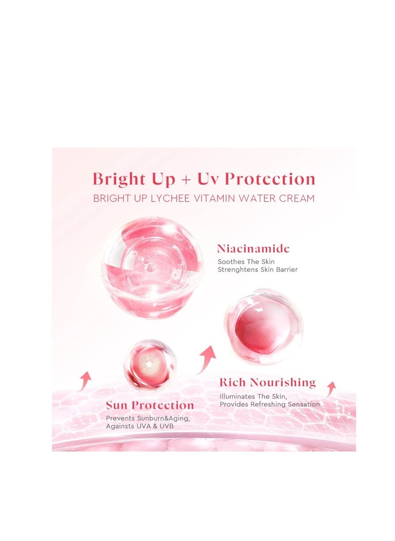 Glad2Glow Lychee Vitamin Water Cream 30g