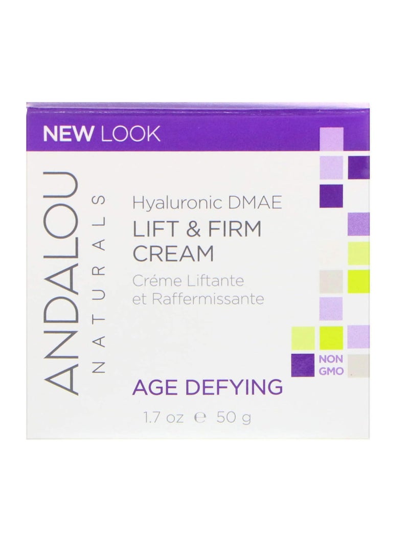 Andalou Naturals Face Crm Lift&Firm Hyaluroni