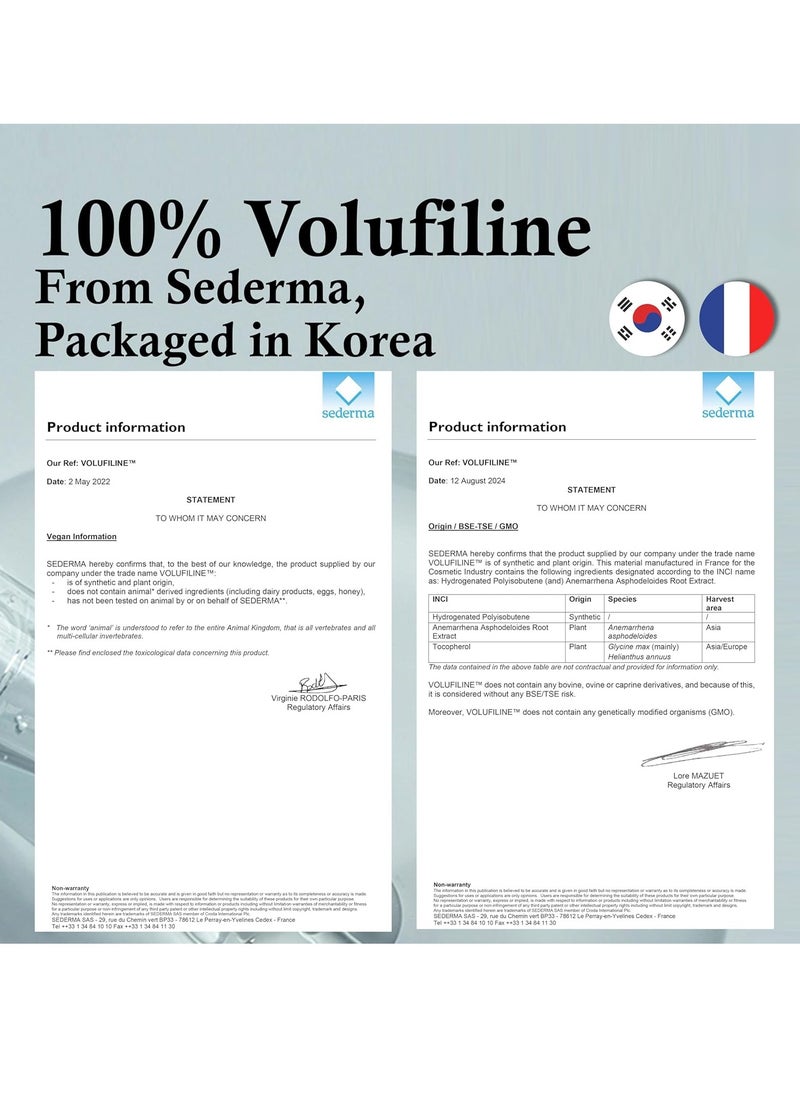 Volufiline & Beta-Glucan Cream – 100% Pure Volufiline for Skin Firming + Beta-Glucan Cream for Deep Hydration – Anti-Wrinkle, Collagen Boosting & Lifting Korean Skincare Mature, Dry & Sensitive Skin