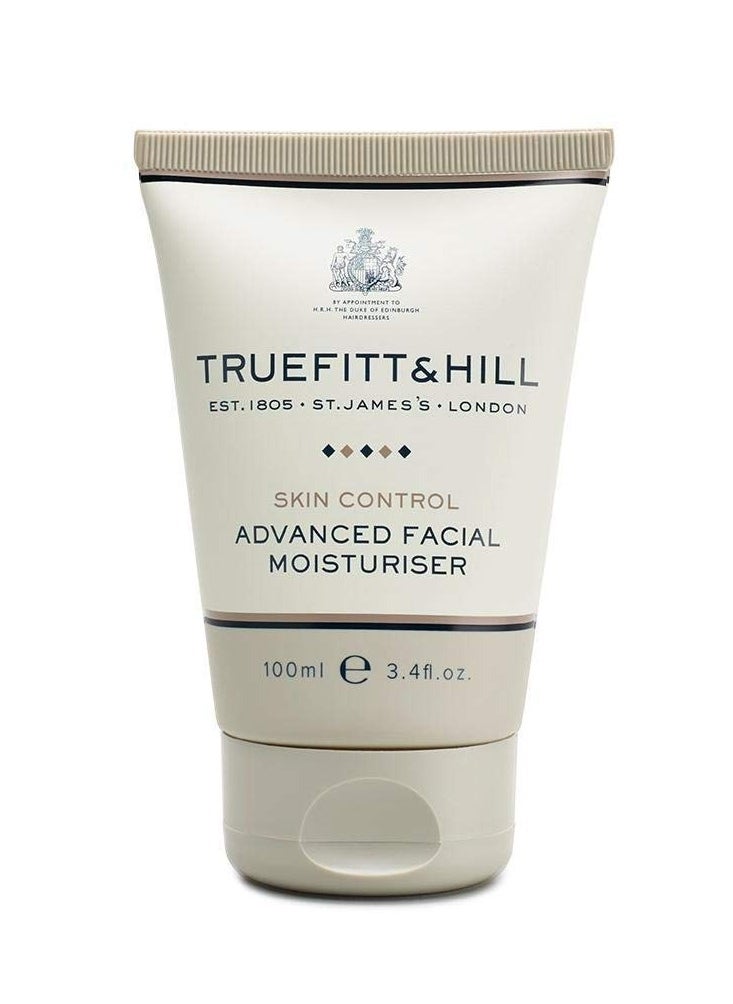 Truefitt & Hill Skin Control - Advanced Facial Moisturizer - Moisturizing and Soothing Application, Vitamin E and Panthenol to Reduce Premature Skin Aging, Promotes Skin Healing - 3.4 oz.