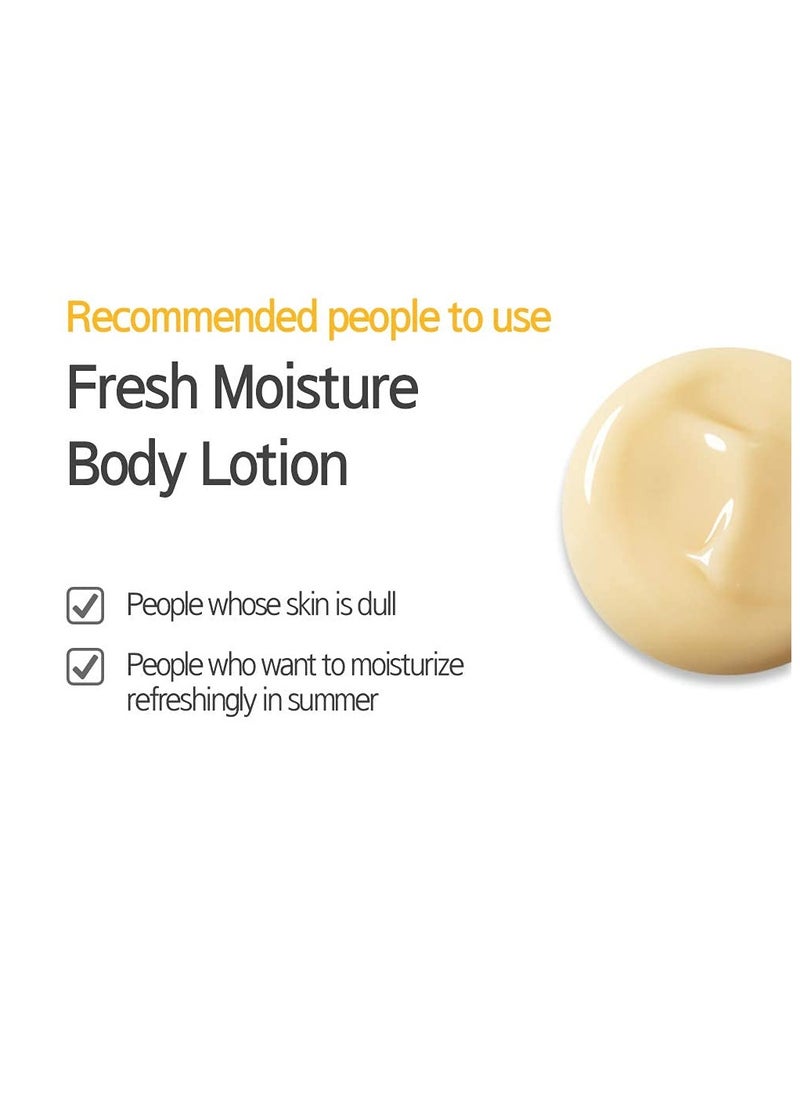 Illiyoon Fresh Moisture Lotion - High Moisturizing Effect For Damaged and Rough Skin, Korean Skincare (350ml)