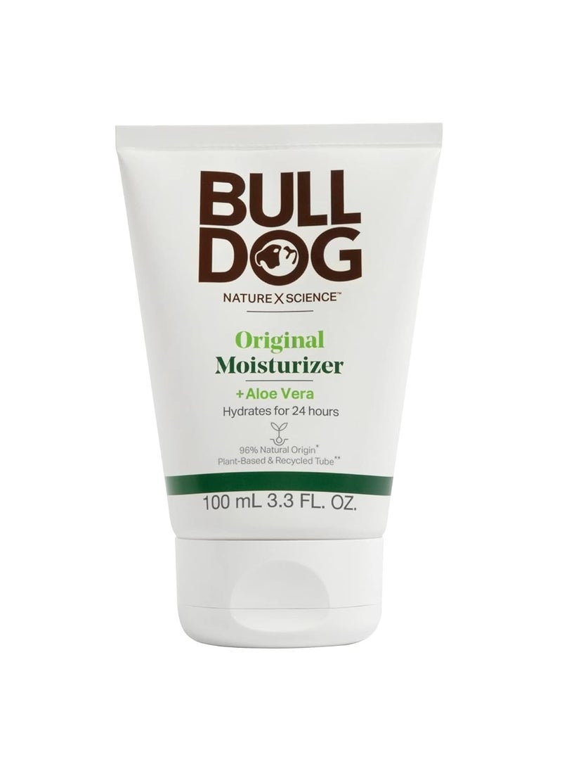 Bulldog Mens Skincare Original Face Moisturizer 3.3oz and Original Shave Gel 5.9oz Bundle