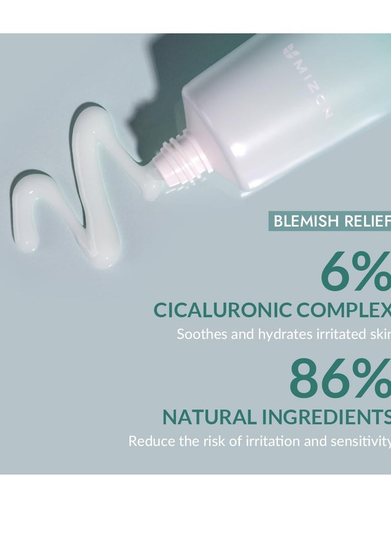 MIZON Cicaluronic GEL Treatment with Centella Asiatica Hyaluronic Acid Vitamin B5 86% Natural Ingredients Mositurizing Soothing Korean Skincare (50ml/1.69fl oz)