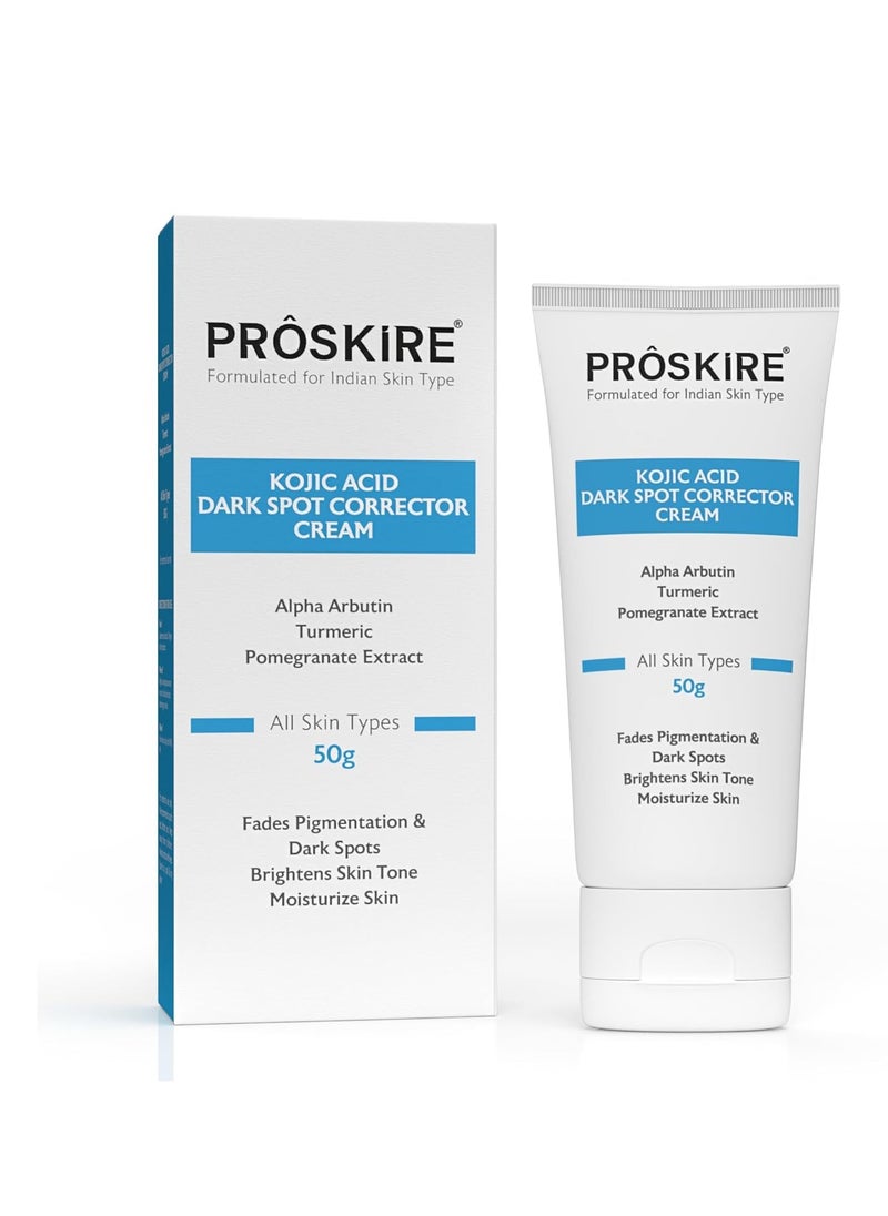 Proskire Kojic Acid Dark Spot Corrector Cream For Pigmentation & Skin Brightening