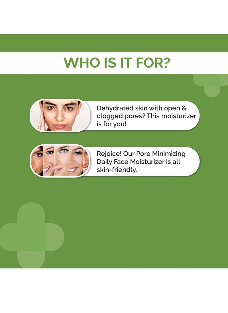 The Derma Co Pore Minimizing Daily Face Moisturizer with 3% Niacinamide 3% PHA and p-REFINYL