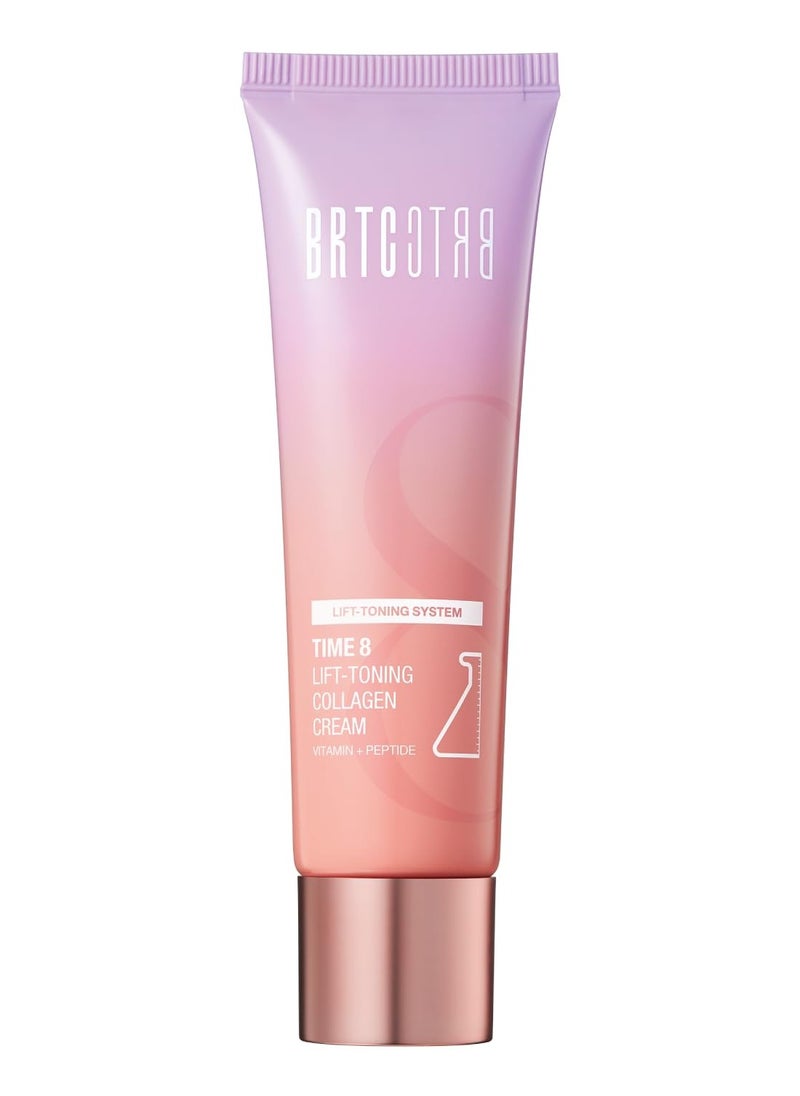 Time 8 Lift-Toning Collagen Cream | Dual Synergy of Vitamine & Collagen | Long-lasting Moisturizing (2.70 fl oz, 80ml)