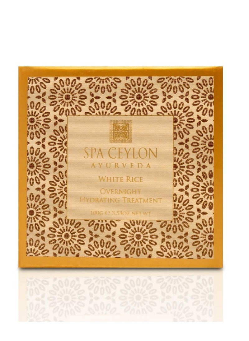 SPA CEYLON White Rice Overnight Hydrating Treatment | Best for normal to dry & sensitive skin types