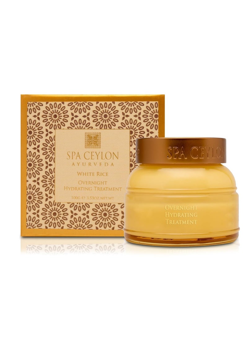 SPA CEYLON White Rice Overnight Hydrating Treatment | Best for normal to dry & sensitive skin types