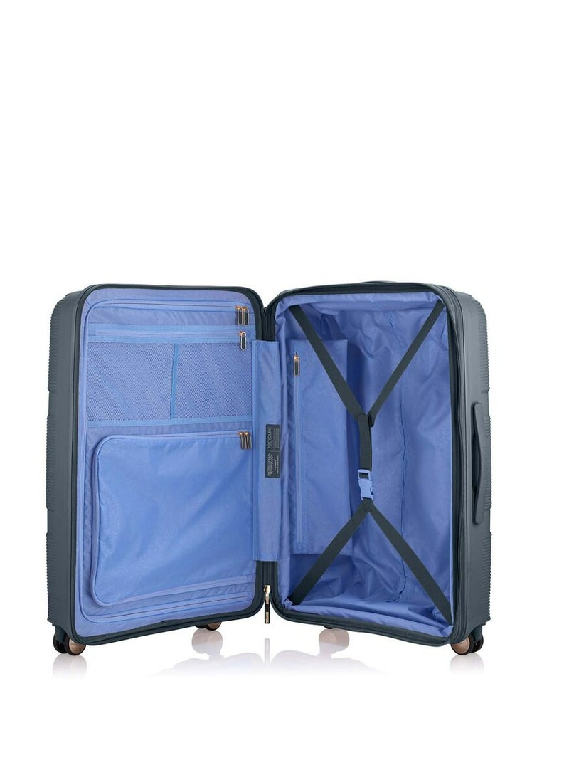 Instagon Hard Trolley spinner Luggage Bag 55 CM Dark Grey