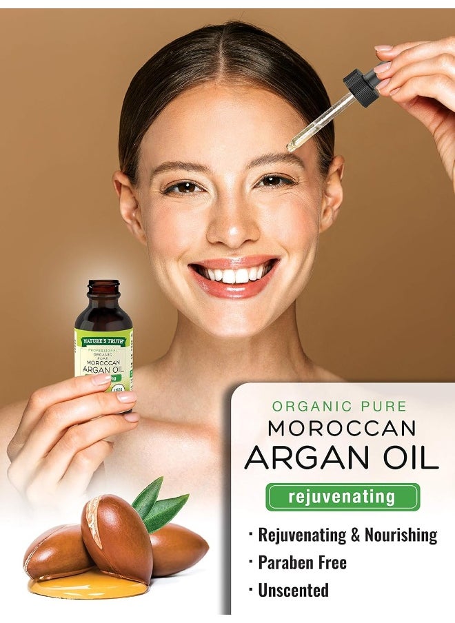 Nature's Truth Organic Rejuvenating Moroccan Argan Oil Serum, 2 Fluid Ounce