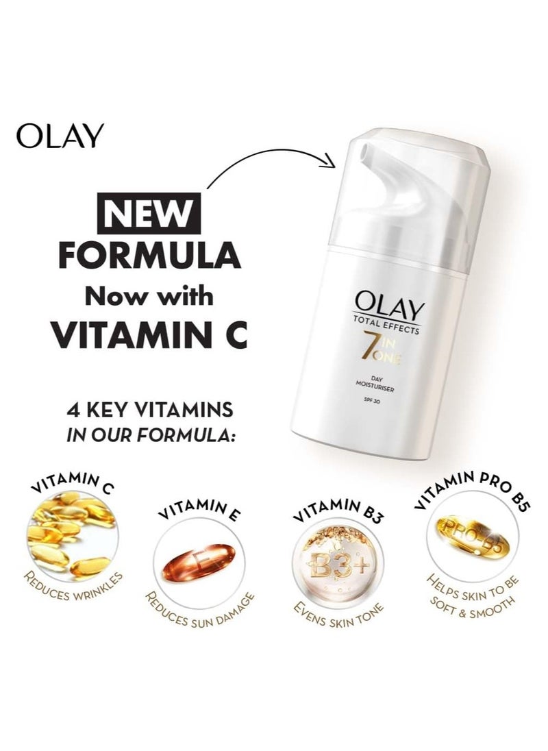 Olay Total Effects 7in1 Fragrance Free Moisturiser With Niacinamide, 37ml