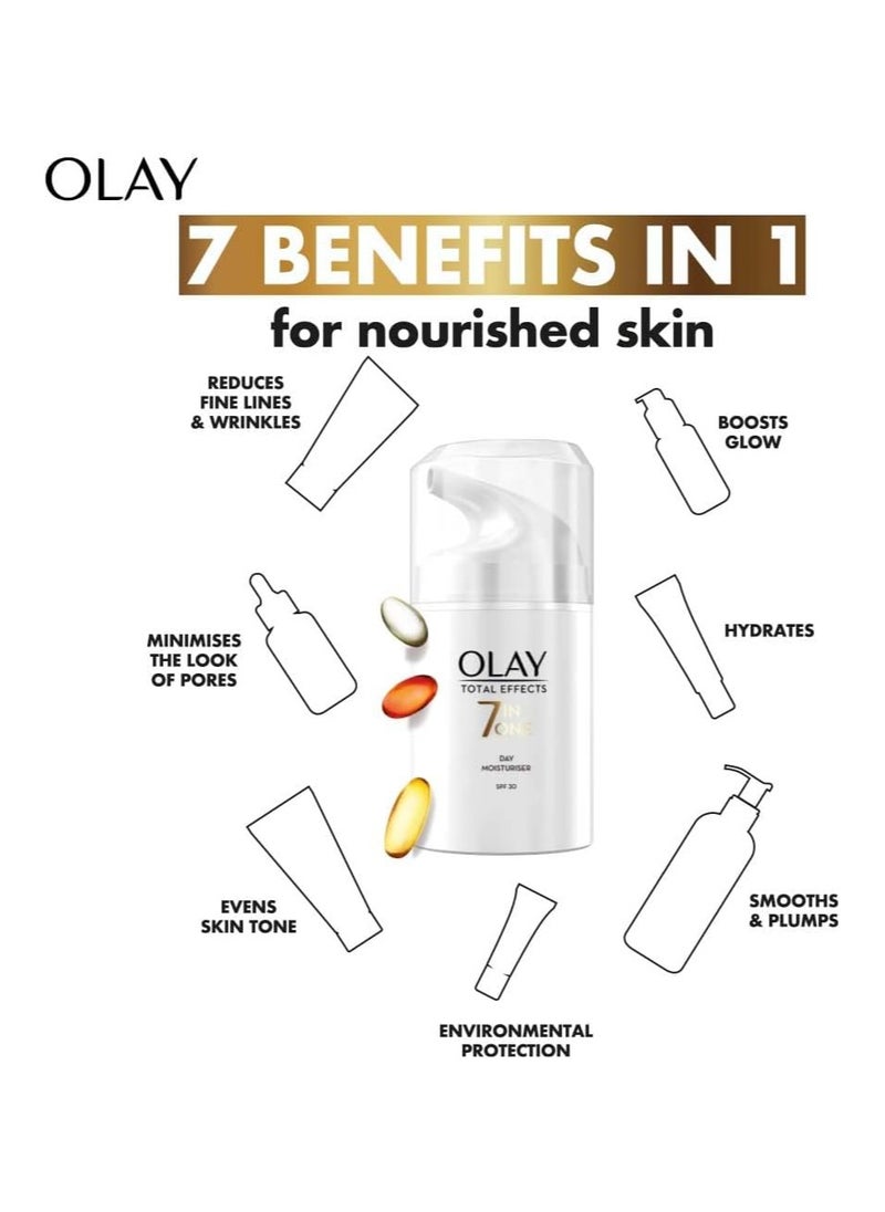 Olay Total Effects 7in1 Fragrance Free Moisturiser With Niacinamide, 37ml