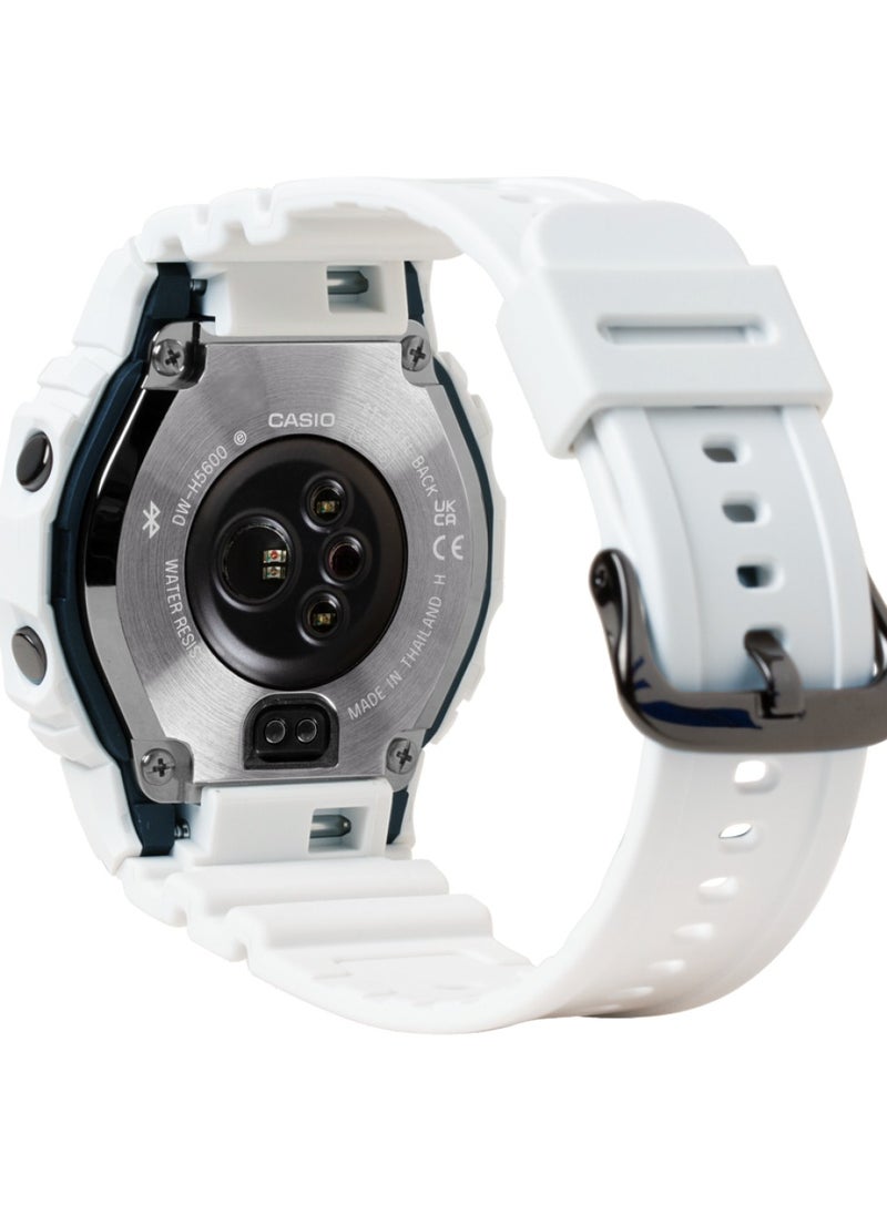​Casio G-Shock DW-H5600-7 44.5mm Bio-Based Resin Smartwatch with Heart Rate Monitor, MIP LCD, Solar-Assisted Charging​