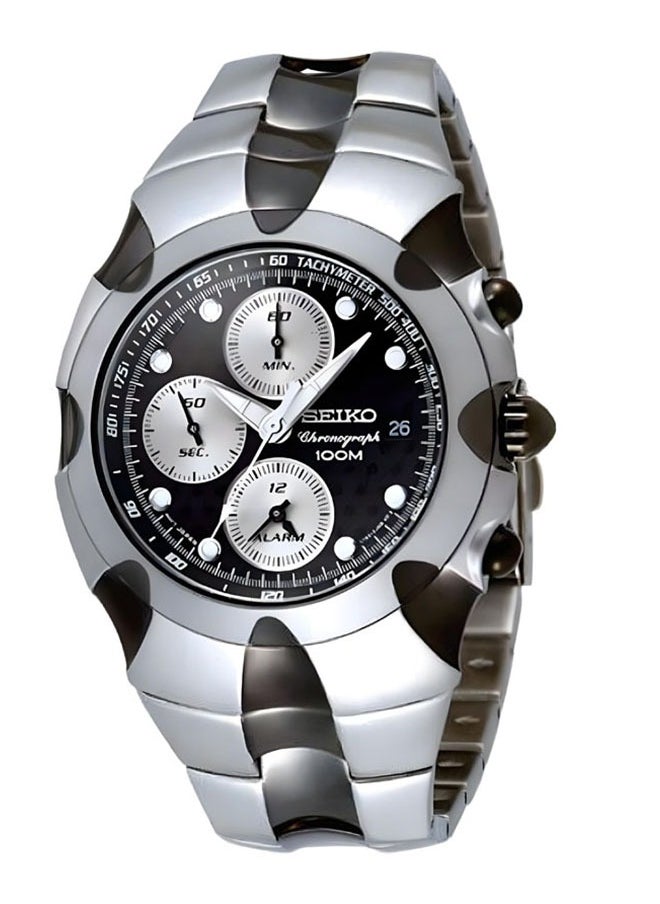 Seiko Alarm Chronograph Luminous Waterproof Quartz Men's Watch SNA763J1