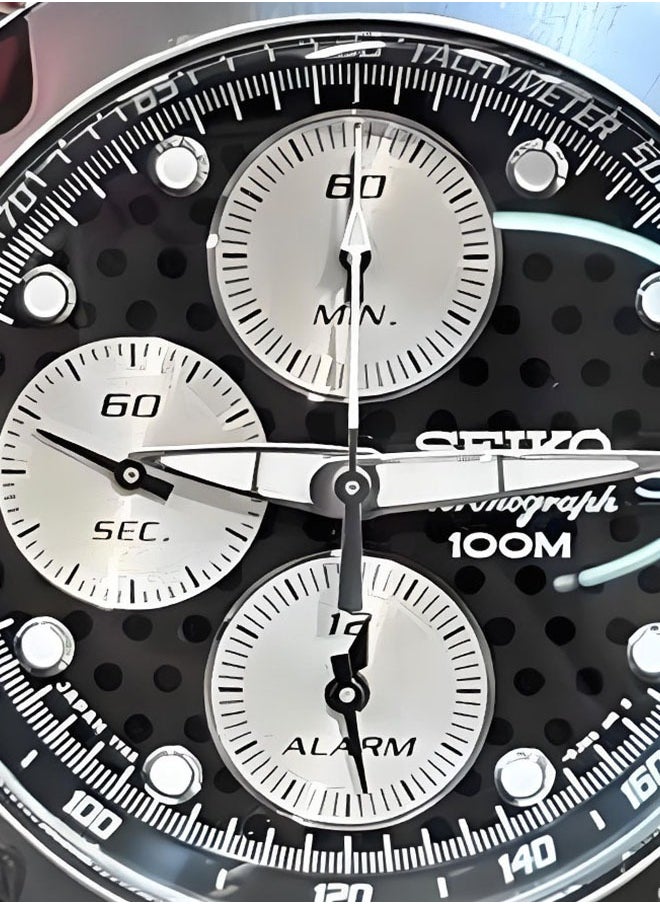 Seiko Alarm Chronograph Luminous Waterproof Quartz Men's Watch SNA763J1
