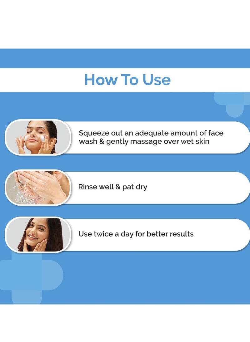 The Derma Co Sali-Cinamide Anti-Acne Face Wash | With 2% Salicylic Acid & 2% Niacinamide I Treats Active Acne & Fades Acne Marks I For Oily & Combination Skin I Power of 2 Actives | For Men & Women | 80 ml