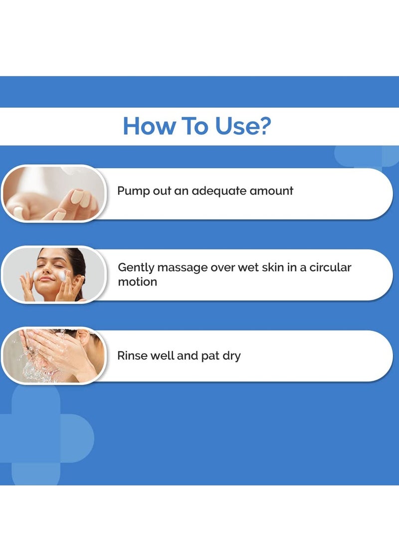 The Derma Co 1% Salicylic Acid Foaming Daily Face Wash with Salicylic Acid, Zinc PCA & PHA for Active Acne & clogged Pores - 100 ml Reduces Acne | Unclogs Pores