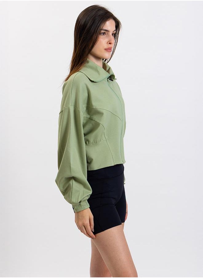 DETAILED CROP JACKET