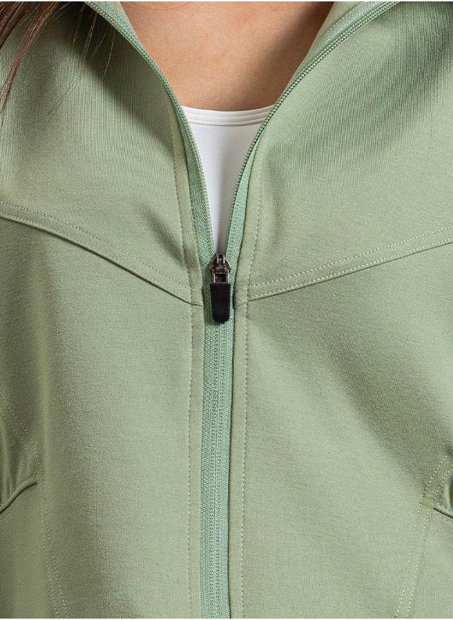 DETAILED CROP JACKET