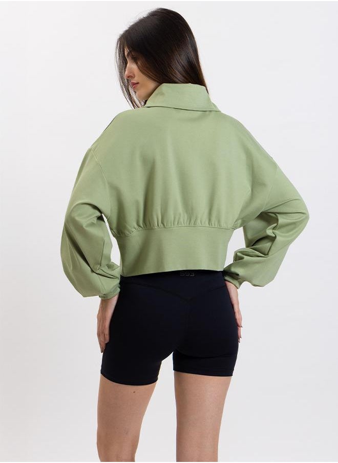 DETAILED CROP JACKET