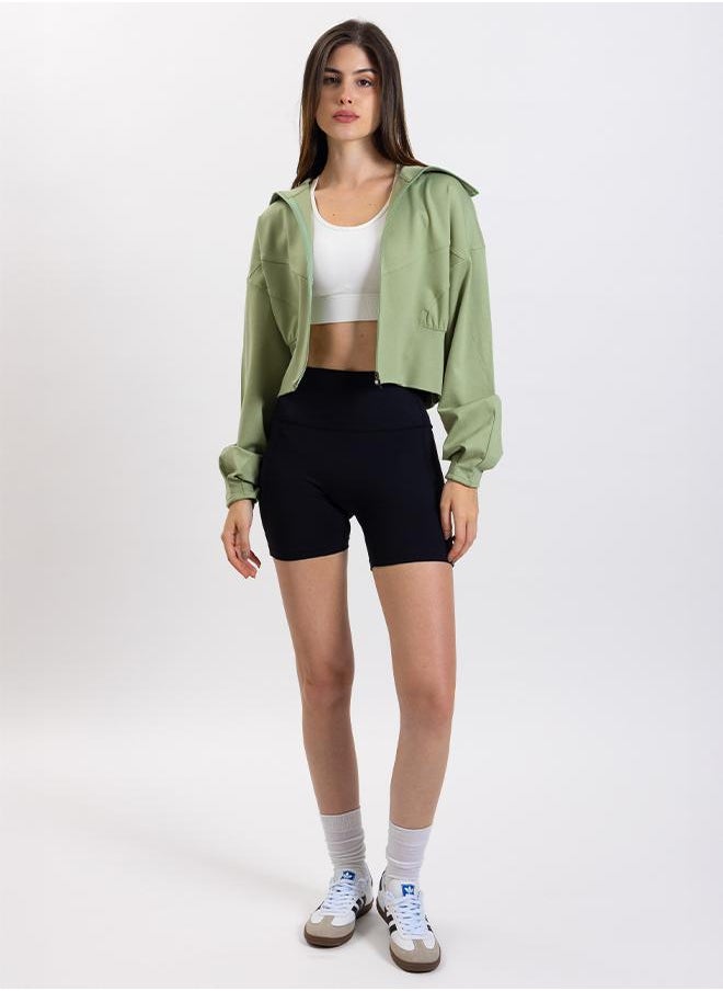 DETAILED CROP JACKET