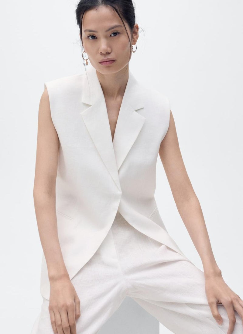 Linen Suit Waistcoat