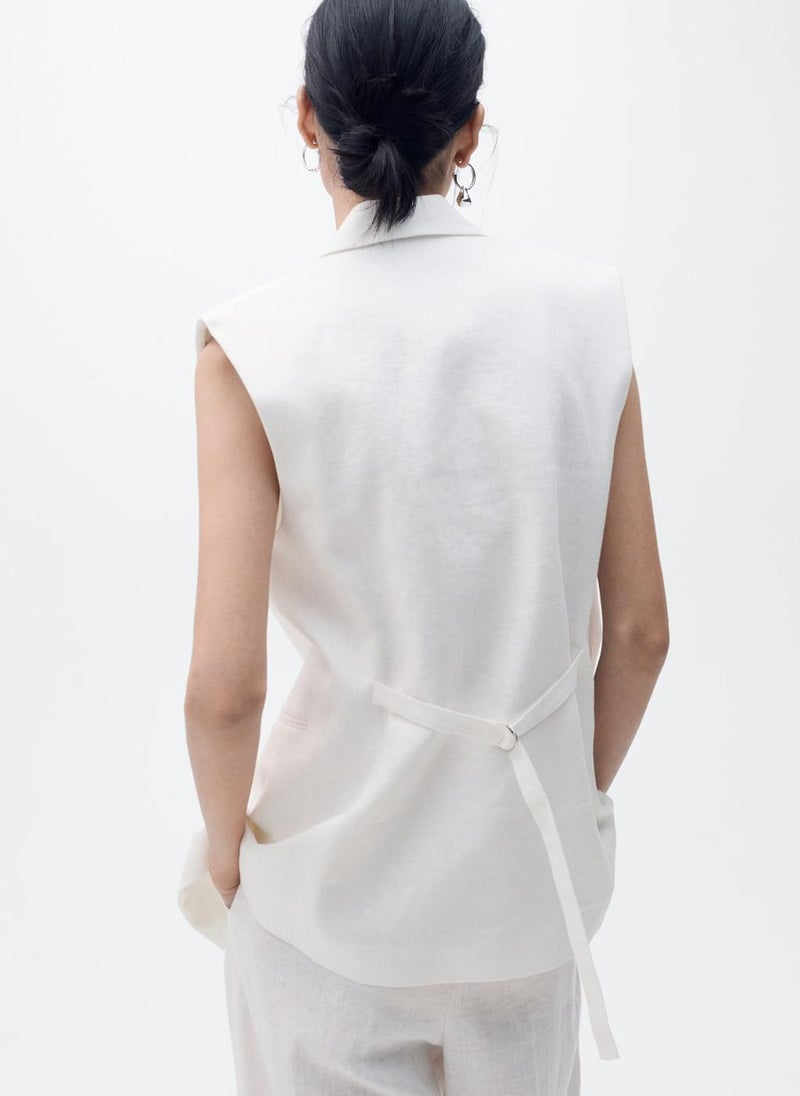 Linen Suit Waistcoat
