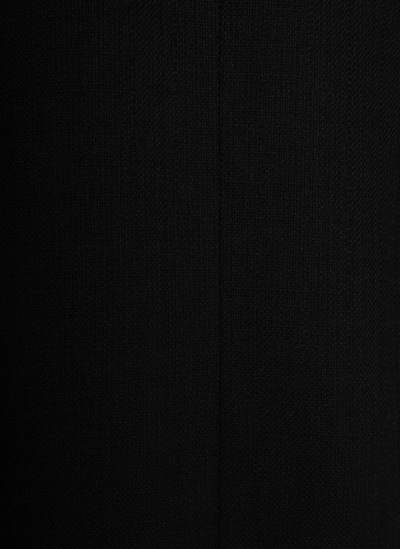 Textured single-breasted oversize blazer