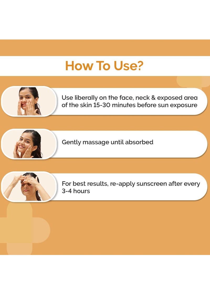 The Derma Co Derma Co 1% Hyaluronic Tinted Sunscreen SPF 60 Gel For All Skin For Broad Spectrum Protection 50.0 Gm Pack, 1 Count