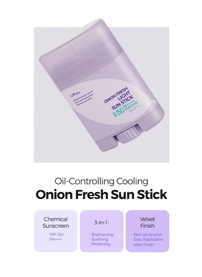 Isntree - Onion Fresh Light Sun Stick - 22G