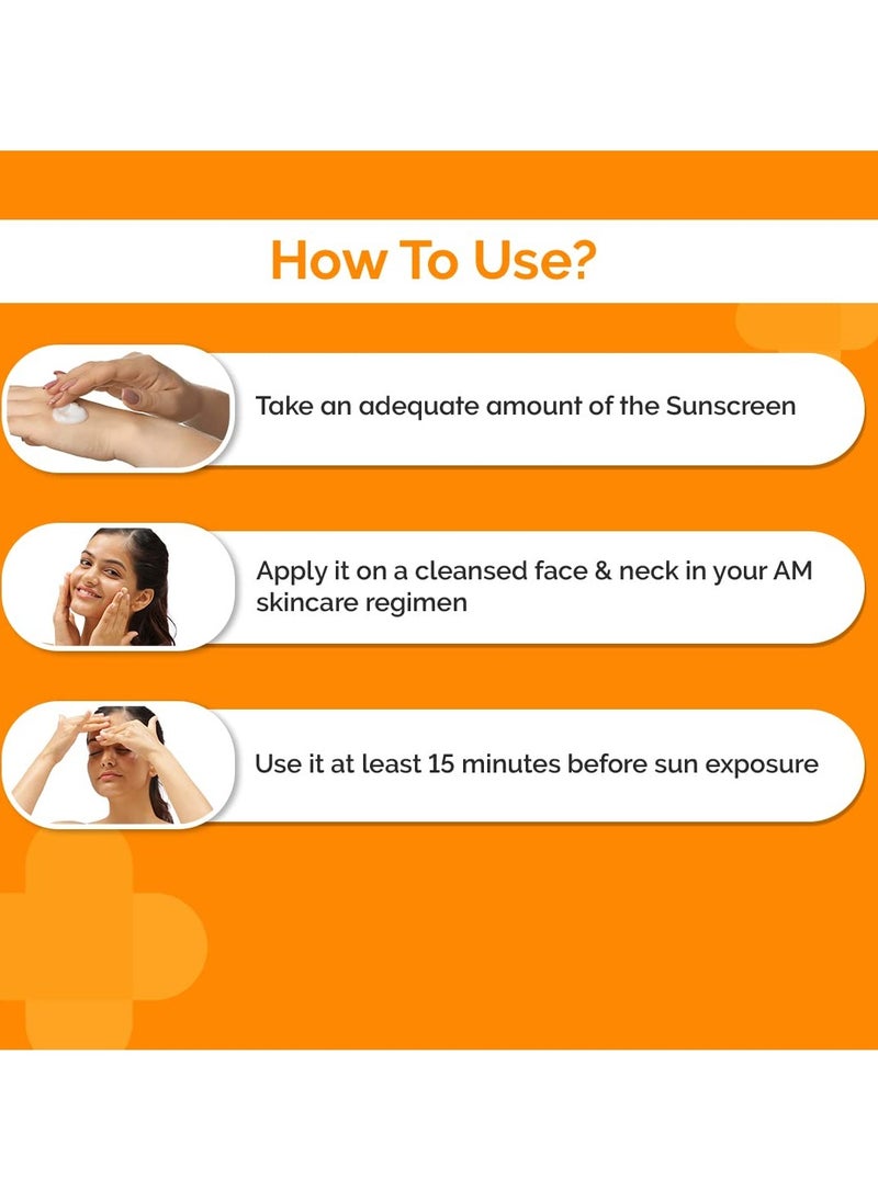 The Derma Co Pore Minimizing Sunscreen I With SPF 50 & PA++++ I With Niacinamide | For Open Pores & UVA/UVB Protection I Suitable For All Skin Types- 50g