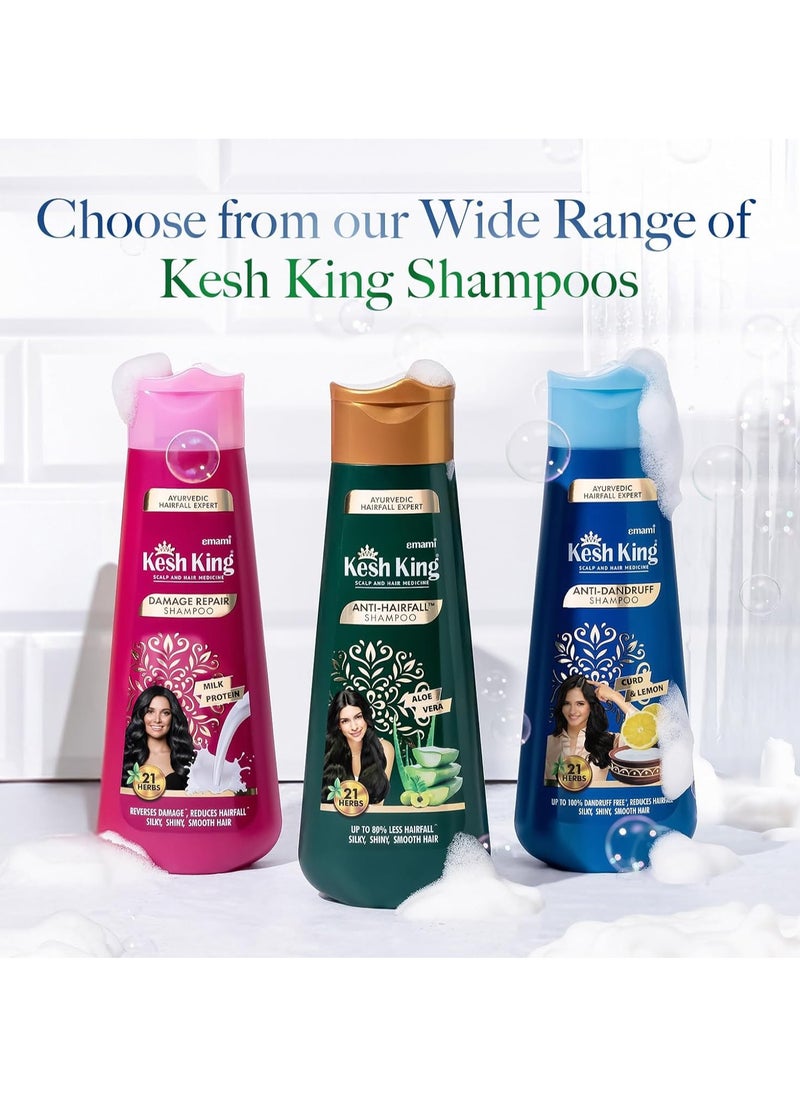 Ayurvedic Anti-Dandruff Shampoo | Reduces hair fall | Soothes itchy scalp | No Paraben & No Silicon | 21 natural ingredients | Enriched with curd, lemon & neem | 600 ml
