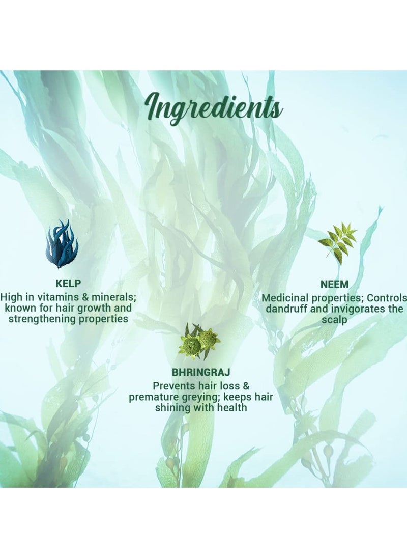 Ocean Kelp Anti Hairfall Shampoo | Intensive Hair Growth Therapy| Anti Hairfall Shampoo that Maintains Shine |100% Botanical Extracts | Suitable for All Hair Types |500ml