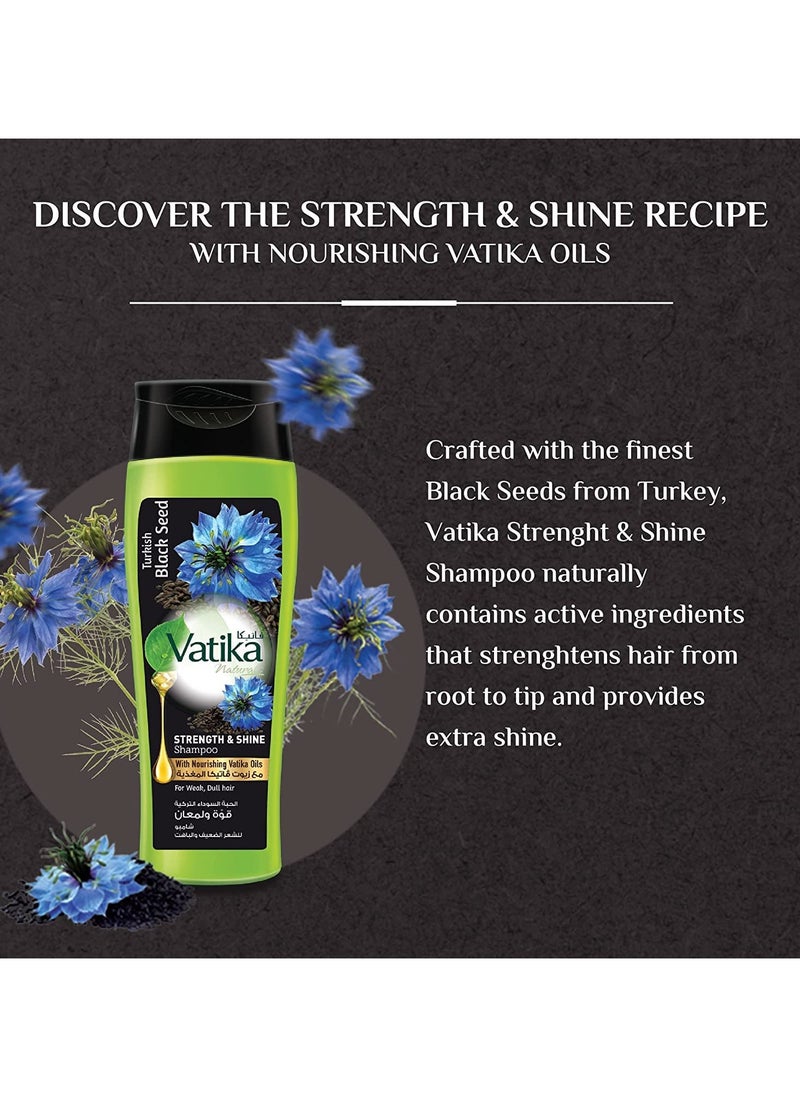 Naturals Turkish Black Seed Shampoo For Weak Dull Hair 400 ml (Product of U.A.E)