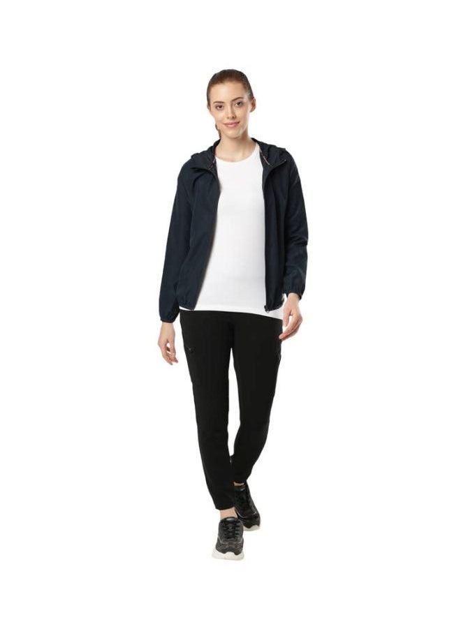 Jockey MW50 Women Microfiber Fabric Relaxed Fit Raglan Styled Water Resistant Hoodie Jacket with Stay Dry Treatment