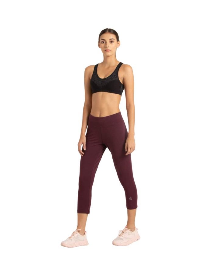 1391 Women Super Combed Cotton Elastane Stretch Slim Fit Capri with Ultra soft Waistband