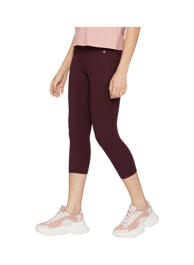 1391 Women Super Combed Cotton Elastane Stretch Slim Fit Capri with Ultra soft Waistband