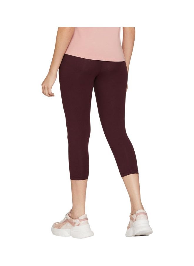 1391 Women Super Combed Cotton Elastane Stretch Slim Fit Capri with Ultra soft Waistband