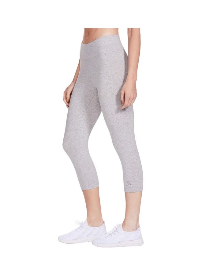 1391 Women Super Combed Cotton Elastane Stretch Slim Fit Capri with Ultra soft Waistband