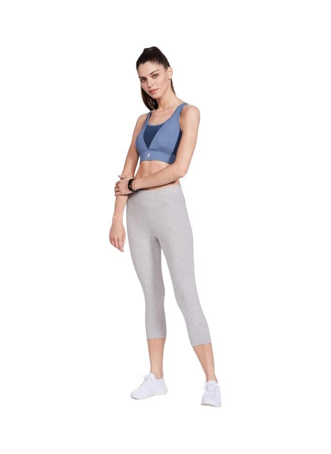1391 Women Super Combed Cotton Elastane Stretch Slim Fit Capri with Ultra soft Waistband