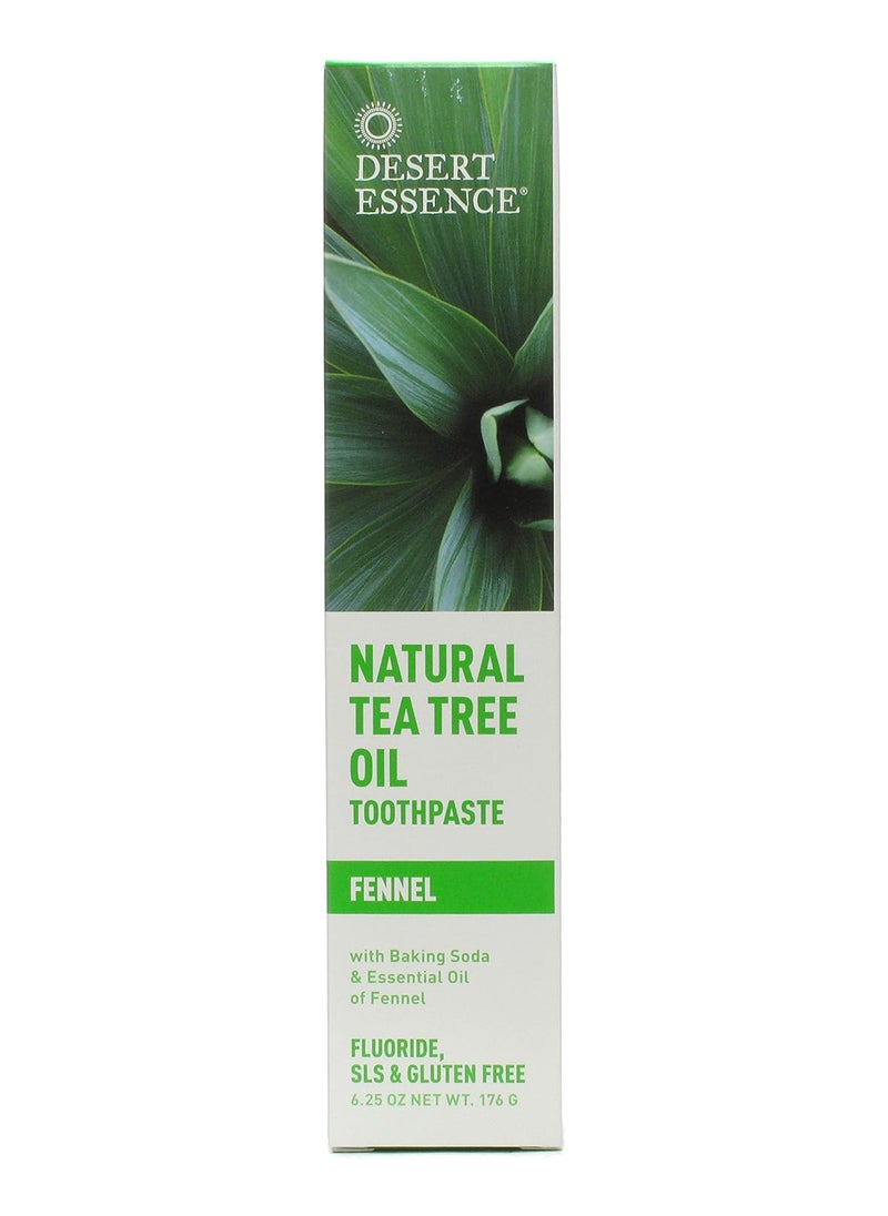Toothpaste Tea Tree Fennel 6.25 Oz