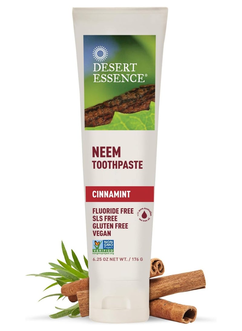 Neem Cinnamint Toothpaste 6.25 Ounce