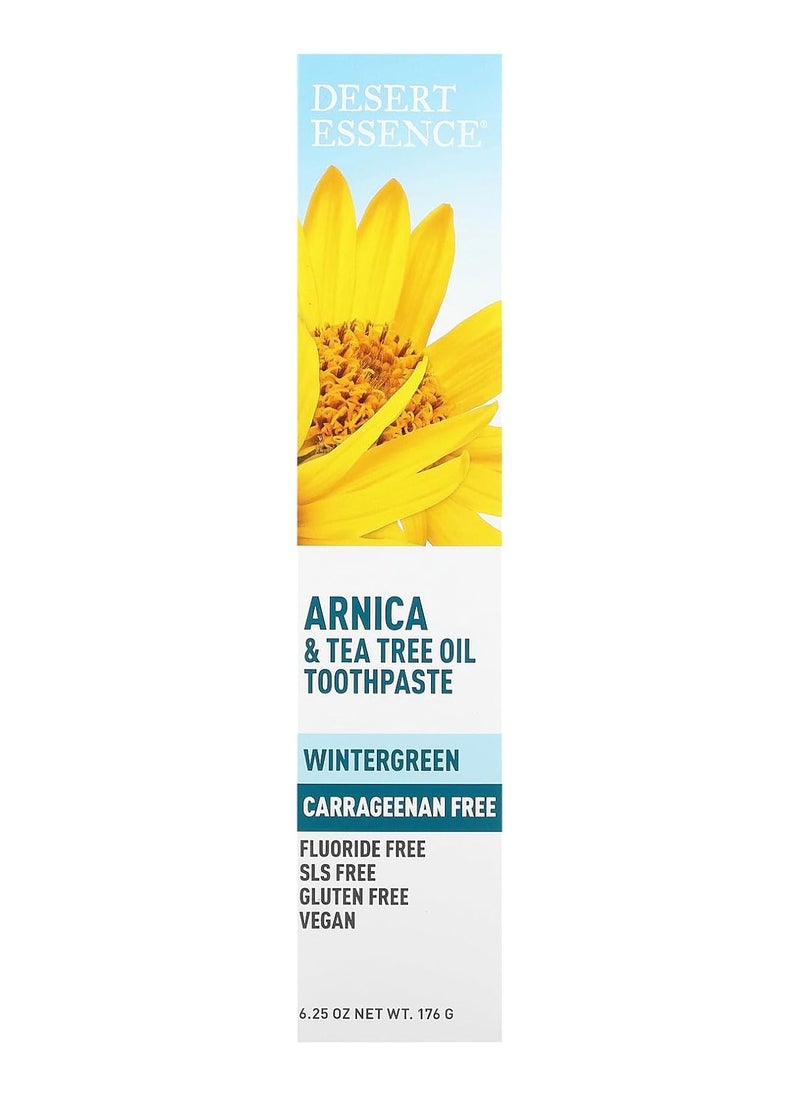 Carrageenan Free Arnica & Tea Tree Oil Toothpaste Wintergreen 183164
