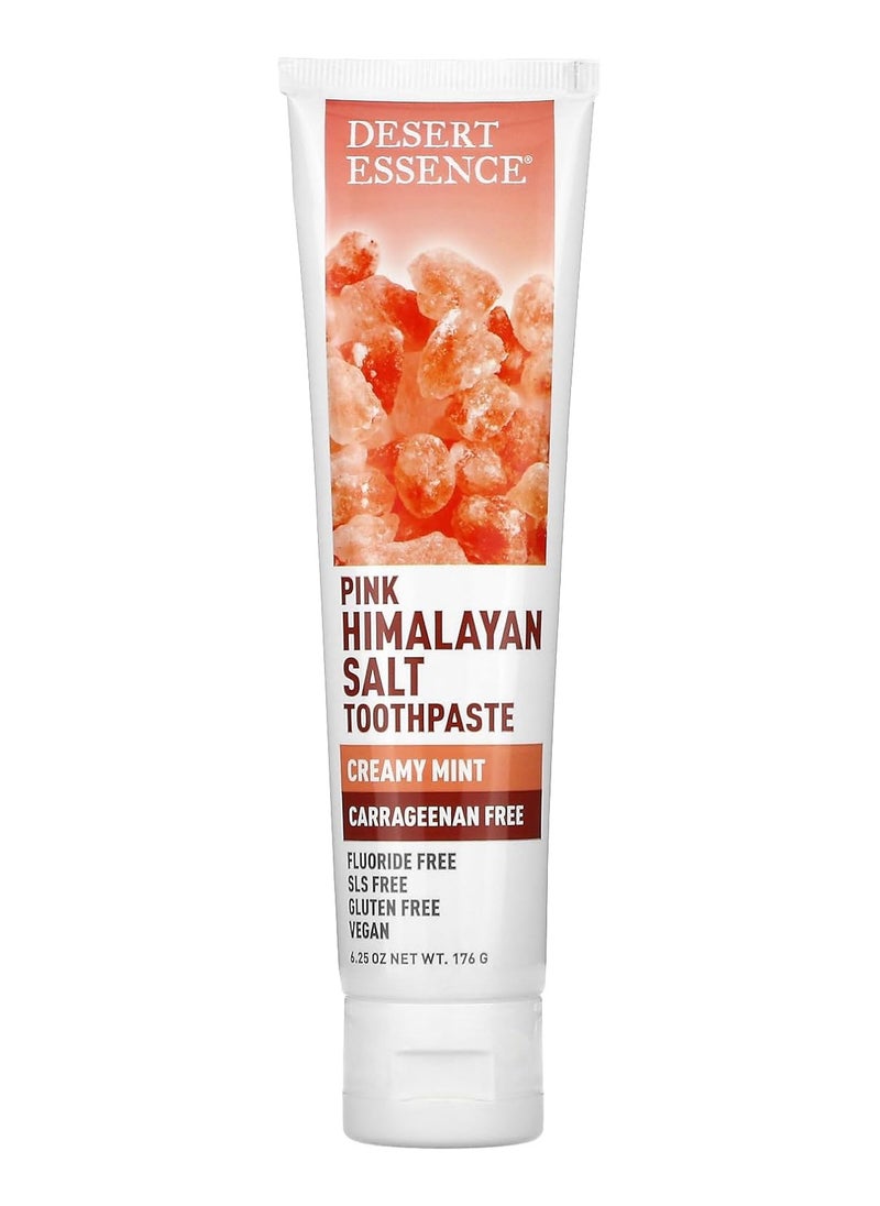 PINK HIMALAYAN SALT TOOTHPASTE CREAMY MINT 176G