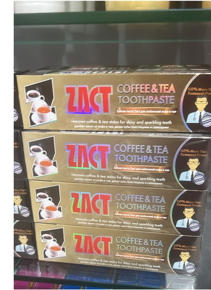 Lion Stain Fighter Toothpaste For Tea & Coffee Drinkers White Teeth by Zact Lion