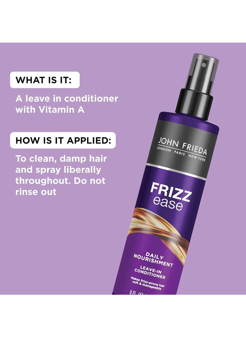 John Frieda Frizz-Ease Daily Nourishment Leave in Conditioning Spray 236ml