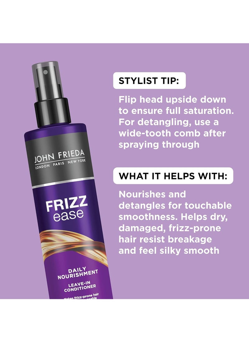 John Frieda Frizz-Ease Daily Nourishment Leave in Conditioning Spray 236ml