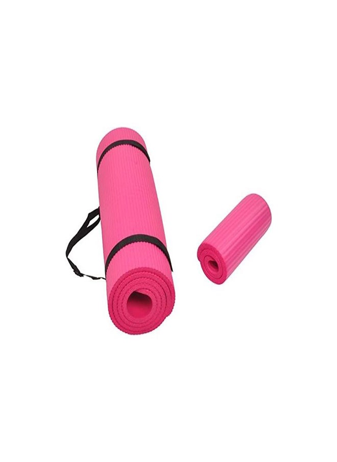 Mesuca Tpe Gym Mat Oval Shaped Mbd21306 Pink