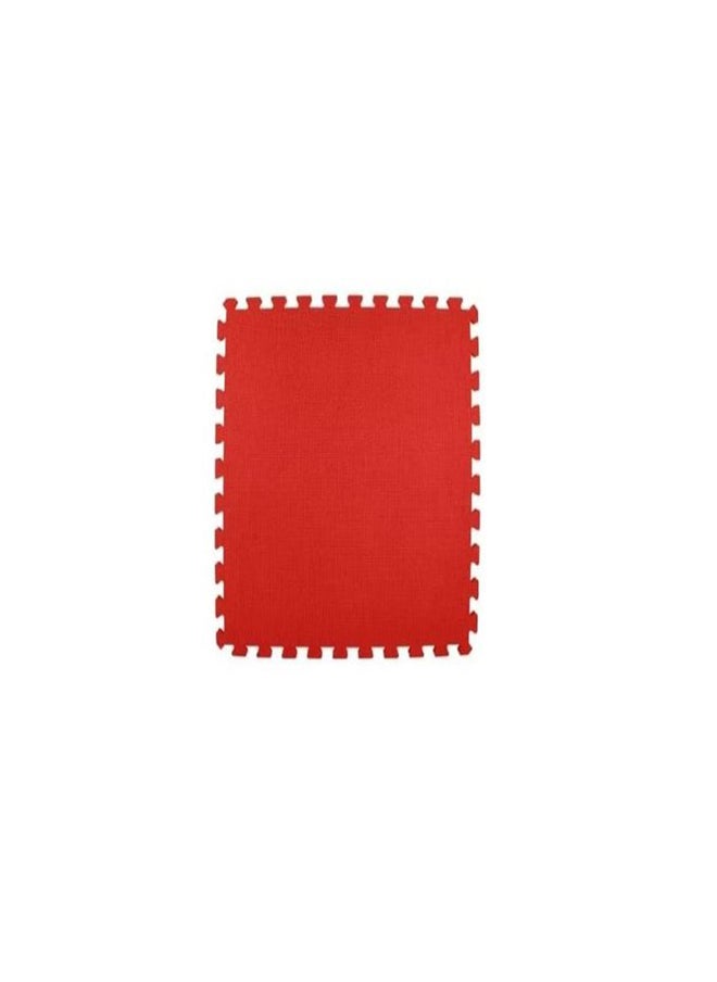 Interlocking Rubber Tiles 100Cmx100Cmx16Mm Red